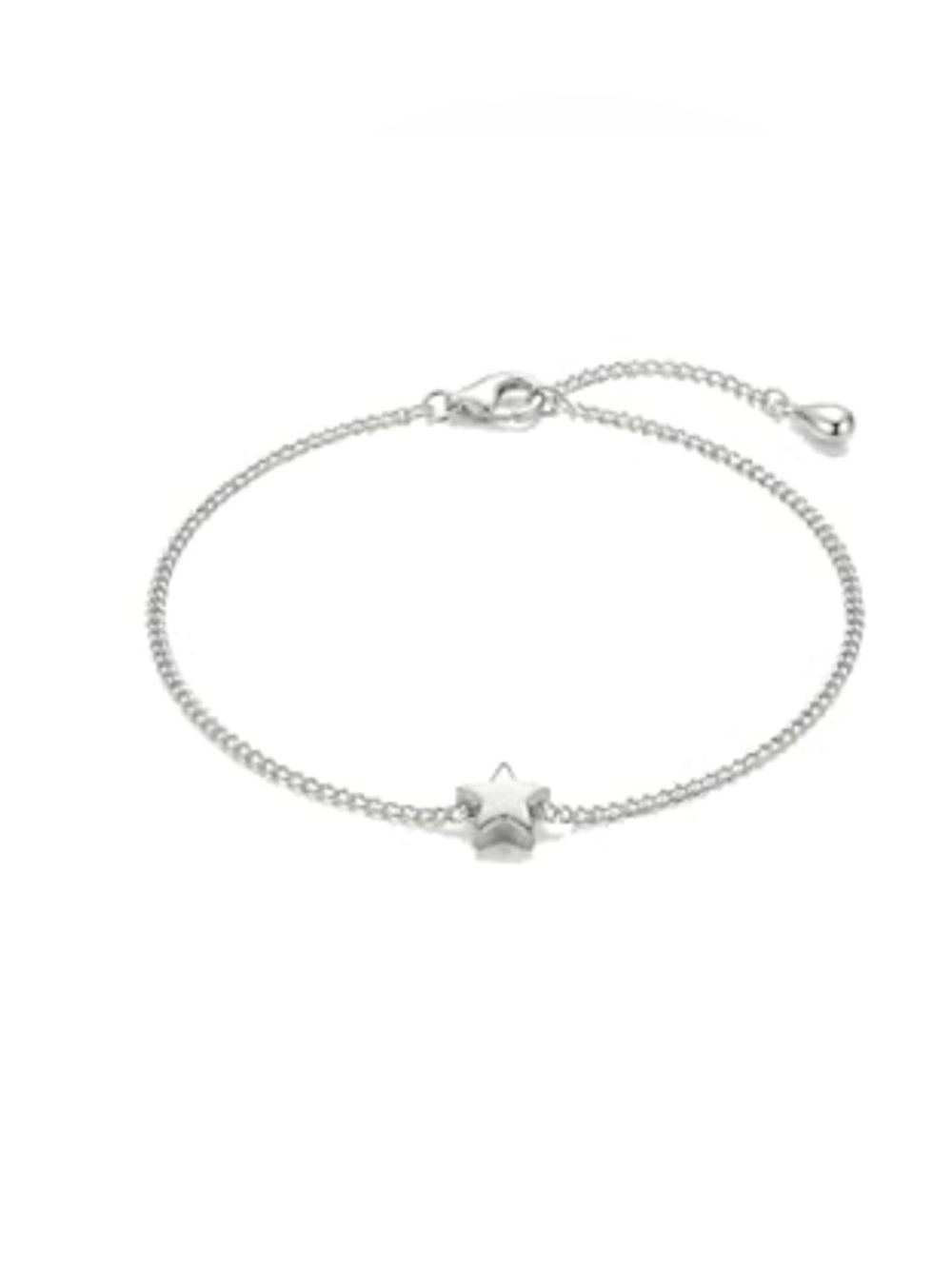Delicate Stainless Steel Star Chain Bracelet